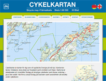 Tablet Screenshot of cykelkartan.se